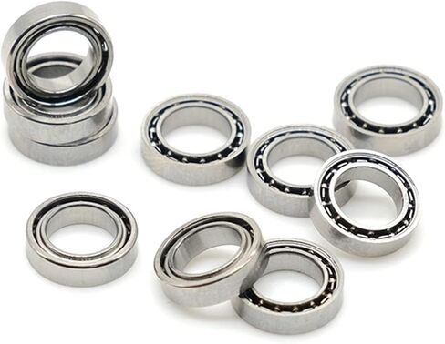 SMR85 Open Bearing 5 × 8x2 مم من الفولاذ المقاوم للصدأ محامل كرة مصغرة S MR85 L850 675 5pcs in Saudi Arabia