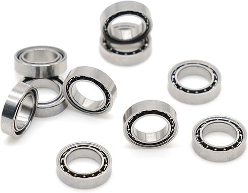 SMR85 Open Bearing 5 × 8x2 مم من الفولاذ المقاوم للصدأ محامل كرة مصغرة S MR85 L850 675 5pcs in Saudi Arabia