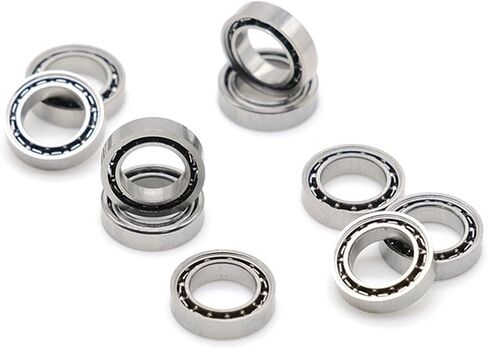 SMR85 Open Bearing 5 × 8x2 مم من الفولاذ المقاوم للصدأ محامل كرة مصغرة S MR85 L850 675 5pcs in Saudi Arabia