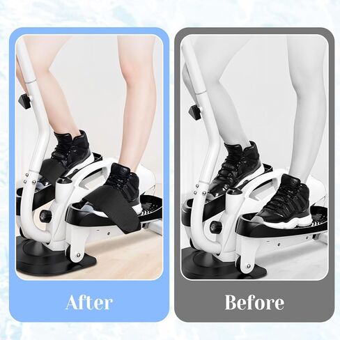 4 Pcs Pedal Straps, Foot Pedal Resistance Band Bike Pedals Straps Leg Exerciser Traction Adjustable Pedals Strap for Elliptical Exercise Machine Leg Training Exerciser for Home Sports Accessories in Saudi Arabia