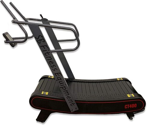 CT400 Self Generated Curved Commercial Exercise Workout Treadmill with 3 Resistance Levels and Front Digital Display in Saudi Arabia