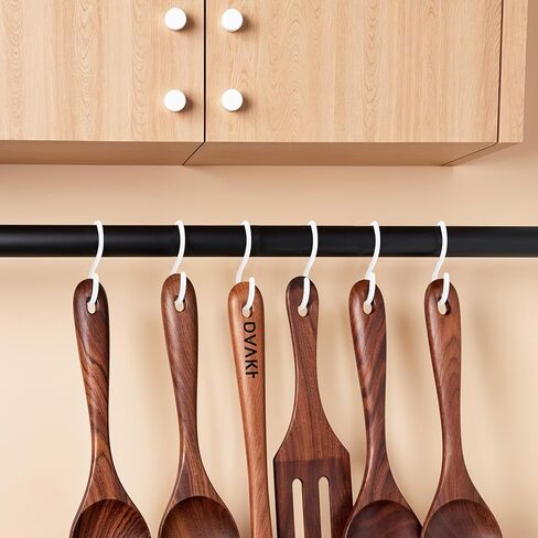 24pcs السنانير البلاستيكية الهادئة للتعليق ، خطافات ABS متعددة الأغراض للخزانة ، قضيب الدش ، النبات ، وعاء وقهوة ، قهوة ، سهلة تويست وخالية من الصدأ الأضواء في الهواء الطلق-أبيض (2.4 × 1.22 بوصة) in Kuwait