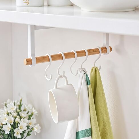 24pcs السنانير البلاستيكية الهادئة للتعليق ، خطافات ABS متعددة الأغراض للخزانة ، قضيب الدش ، النبات ، وعاء وقهوة ، قهوة ، سهلة تويست وخالية من الصدأ الأضواء في الهواء الطلق-أبيض (2.4 × 1.22 بوصة) in Kuwait