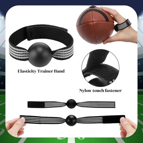 Soulchen 6 PCS Football Catching Band Band Football تلقي تدريبات تدريبية تدريبية للرجبي المعدات التي تصطاد حزام يدوي رمي الهدايا للرياضيين المبتدئين in Kuwait