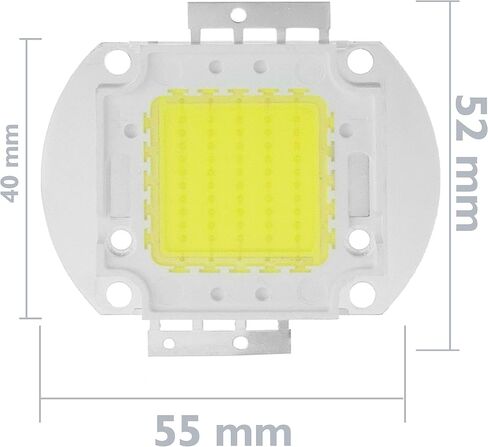 Cablematic - DIY 50 W 4000LM 6000 K White Light COB LED COB 40 × 45 مم in Saudi Arabia