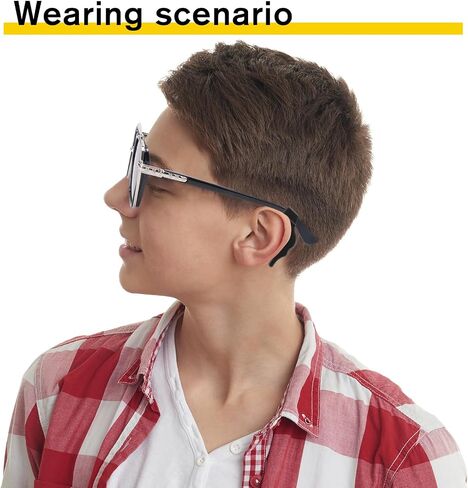 Four Styles Glasses Ear Grips -20 Pairs Eye Glasses Ear Grippers Anti-Slip Holder, Silicone Ear Hook, Glasses Ear Grip Sleeve Retainer for Sports Glasses, Sunglasses Reading Glasses (Clear) in Saudi Arabia