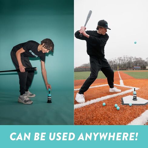 كرات البيسبول البلاستيكية المصغرة ، مصنوعة من مواد مقاومة للانتعاش والارتداد ، كرات البيسبول الممارسة المثالية للبيسبول وضرب الكرة (24 كرات تدريب على البيسبول) in Kuwait