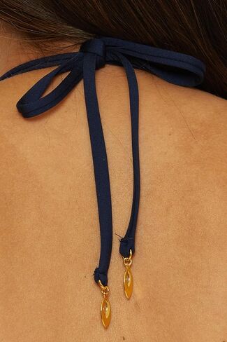 Trina Turk Women's Monaco Ring Bandeau One Piece Swimsuit ، قابلة للتعديل ، بدلات الاستحمام in Saudi Arabia