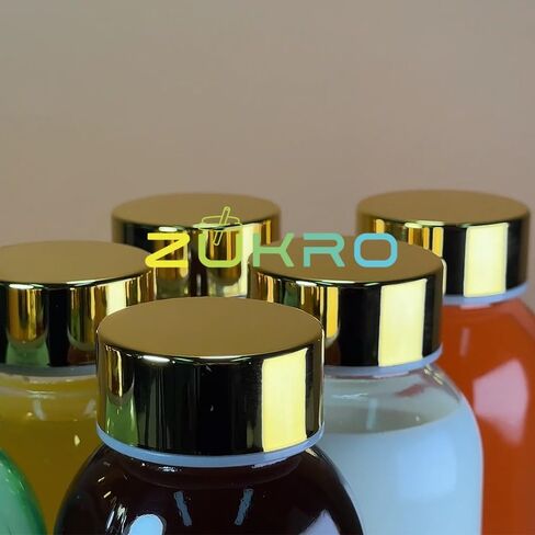 Zukro 18 أوقية زجاجات زجاجات الزجاجات استبدال الأغطية ، غطاء الفولاذ المقاوم للصدأ لوكفويل/بريفتون/سورسيب 18 أوقية/24 أوقية زجاجات زجاجية مع فتحة الفم 1.49 بوصة ، مقاومة للتسرب ، BPA مجانا ، مجموعة من 3 in Kuwait
