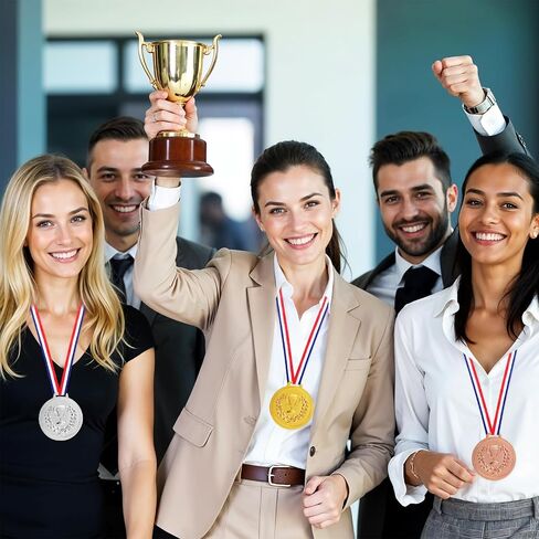 جوائز الميداليات الثالثة الثالثة للبالغين والأطفال ، و 3 حزم ميداليات جائزة الفوز بالبلاستيك الفضية من الذهب in Saudi Arabia