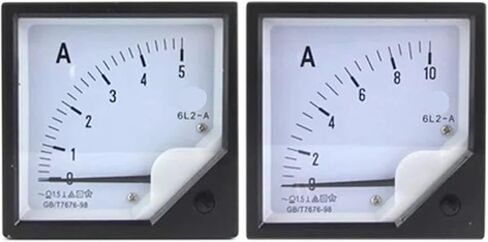 6L2-A 5A 10A 15A 20A 30A AC Direct Tenser Meter لوحة AMP Current Ammeter Gauge Pointer 80 * 80mm 1pcs (20a) in Saudi Arabia