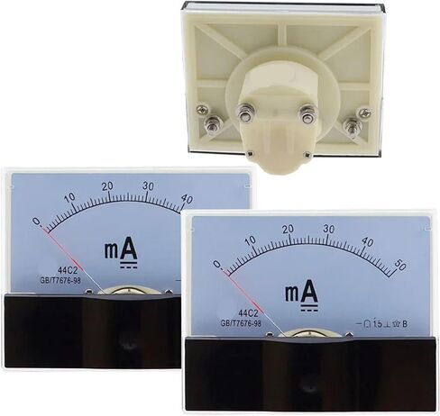 44C2 1mA 2mA 5mA 10mA 20mA 30mA 50mA 75mA DC Ammeter Analog Current Test Meter Mechanical Header 1Pcs(30MA) in Saudi Arabia