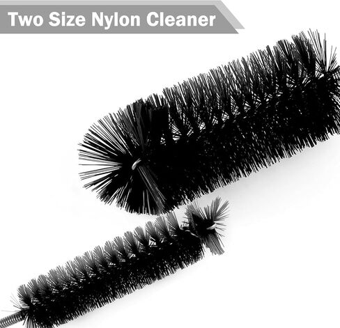 Flexible Drain Clog Remover Brush - Double Head - White in Saudi Arabia