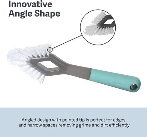 Casabella Smart Scrub Scrub Heavy Discy و Brush Grout Cleaning ، رمادي ، رمادي/أكوا (15933) in Kuwait