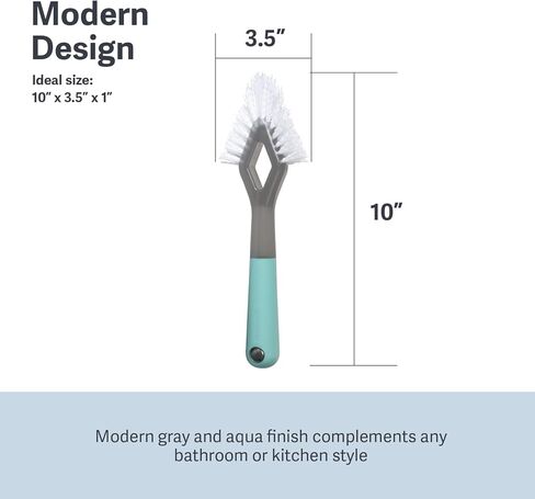 Casabella Smart Scrub Scrub Heavy Discy و Brush Grout Cleaning ، رمادي ، رمادي/أكوا (15933) in Kuwait