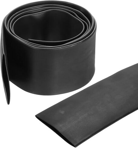 MECCANIXITY 5/8 Inch Heat Shrink Tubing Waterproof, 3:1 Dual Wall Marine Adhesive Lined Industrial Heat Shrink Tube Wiring Wrap 20ft, Black in Saudi Arabia