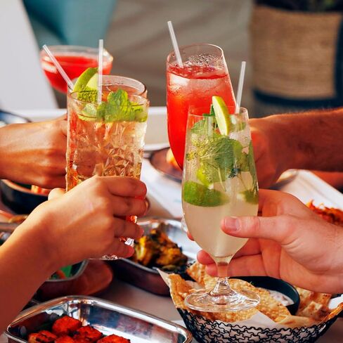 Plastic Straws [500 Pcs-7.8" Long] Individually Wrapped Clear Disposable Drinking Straws - Made in USA - Straight Long Straws for Party, 0.23'' Diameter in Kuwait