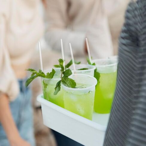 Plastic Straws [500 Pcs-7.8" Long] Individually Wrapped Clear Disposable Drinking Straws - Made in USA - Straight Long Straws for Party, 0.23'' Diameter in Kuwait