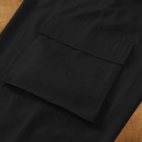 Men's Casual Pants Drawstring Waist Multi-Pockets in Saudi Arabia
