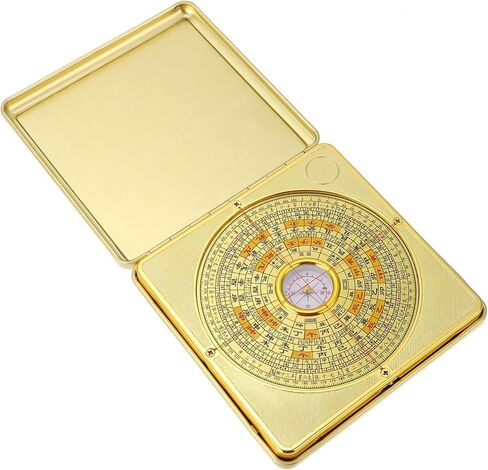 Imikeya Feng Shui Compass Pan - البوصلة الصينية القديمة للتخطيط المنزلي وممارسات Feng Shui - البوصلة المغناطيسية الدقيقة والوئام السكني 1pc in Saudi Arabia