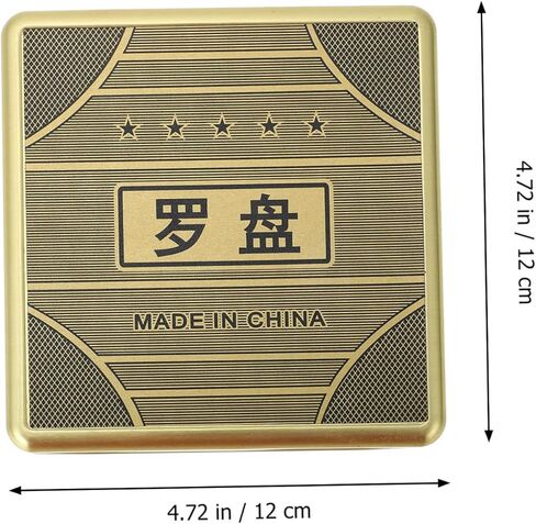 Imikeya Feng Shui Compass Pan - البوصلة الصينية القديمة للتخطيط المنزلي وممارسات Feng Shui - البوصلة المغناطيسية الدقيقة والوئام السكني 1pc in Saudi Arabia