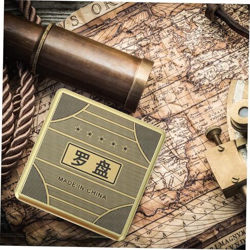 Imikeya Feng Shui Compass Pan - البوصلة الصينية القديمة للتخطيط المنزلي وممارسات Feng Shui - البوصلة المغناطيسية الدقيقة والوئام السكني 1pc in Saudi Arabia
