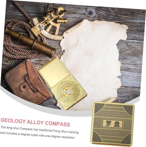 Imikeya Feng Shui Compass Pan - البوصلة الصينية القديمة للتخطيط المنزلي وممارسات Feng Shui - البوصلة المغناطيسية الدقيقة والوئام السكني 1pc in Saudi Arabia