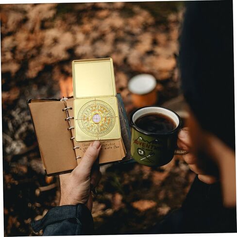 Imikeya Feng Shui Compass Pan - البوصلة الصينية القديمة للتخطيط المنزلي وممارسات Feng Shui - البوصلة المغناطيسية الدقيقة والوئام السكني 1pc in Saudi Arabia