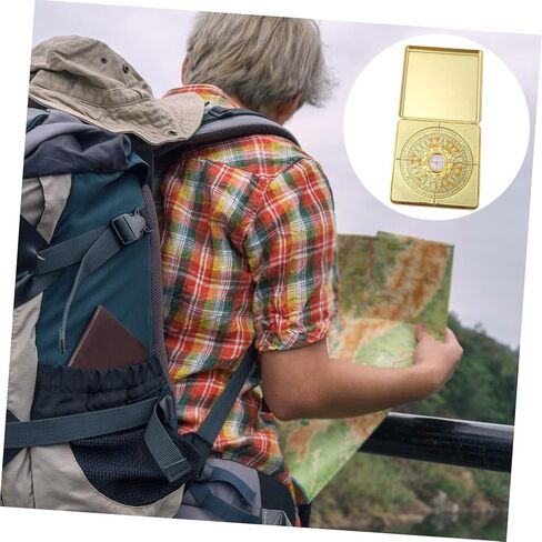 Imikeya Feng Shui Compass Pan - البوصلة الصينية القديمة للتخطيط المنزلي وممارسات Feng Shui - البوصلة المغناطيسية الدقيقة والوئام السكني 1pc in Saudi Arabia