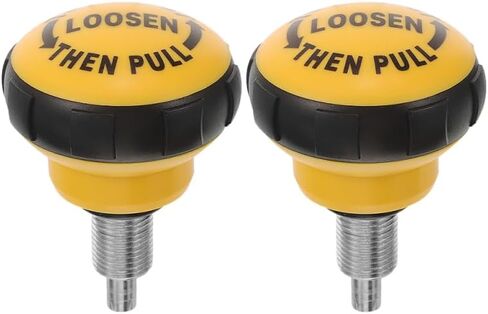 Yarnow 2pcs معدات اللياقة البدنية معدات الربيع مقبض البوب ​​، جزء بديل للدراجات التمرين ، القيمة المطلقة ، الأصفر ، 2.3 × 2.9 بوصة in Saudi Arabia