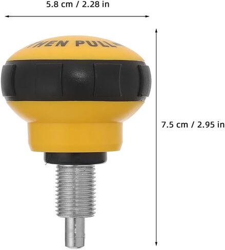 Yarnow 2pcs معدات اللياقة البدنية معدات الربيع مقبض البوب ​​، جزء بديل للدراجات التمرين ، القيمة المطلقة ، الأصفر ، 2.3 × 2.9 بوصة in Saudi Arabia