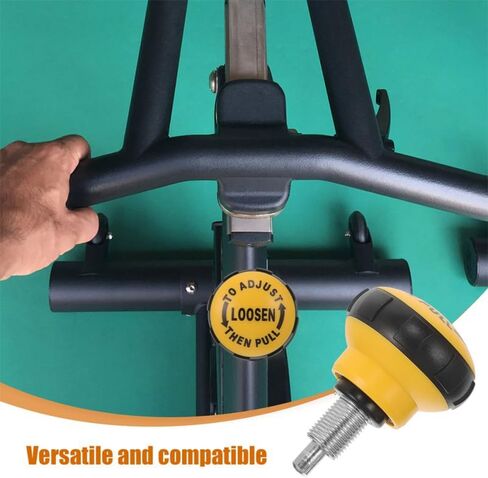 Yarnow 2pcs معدات اللياقة البدنية معدات الربيع مقبض البوب ​​، جزء بديل للدراجات التمرين ، القيمة المطلقة ، الأصفر ، 2.3 × 2.9 بوصة in Saudi Arabia