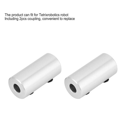 2pcs Aluminum Robot Coupling Replacement Parts 4.7mm & 6mm for Tetrixrobotics & Pitsco FTC Robot Kits in Saudi Arabia