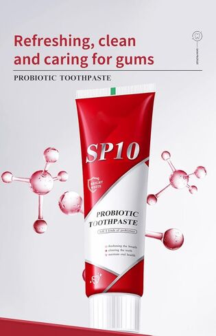 2Pcs SP-10 Probiotic Whitening Toothpaste, SP-10 Ultra Whitening Toothpaste，Stain Removing, Fresh Breath, Deep Cleaning in Kuwait