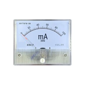 69c9 DC Ma Ammeter 1mA 5mA 10mA 20mA 30mA 50mA 100mA 200mA 300mA 500mA 1Pcs(DC50mA) in Kuwait