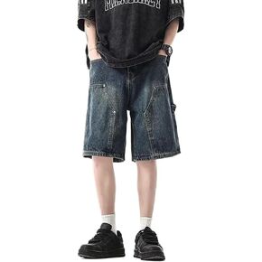 Streetwear Baggy Jorts Y2K Hip Hop Denim Shorts Unisex Summer Vintage Fashion Grunge Jean Shorts in Saudi Arabia