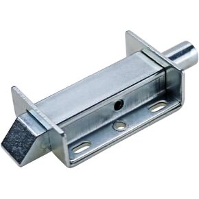 4 بوصة الضغط الربيعي PUSH PULL PULL TELESTICOPIC PORCHED INGINE FAILEDANT EDIALED FARK APART LATCH TYPE TYPE TYPE DOOR BOOD 1PCS (الزنك الأزرق الأمامي) in Saudi Arabia