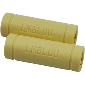 10Pcs Solid Polymer LM8LUU Linear Bearing Bushing 8 * 15 * 45 Mm Plastic Bearings 8mm Inner Diameter(2Pcs) in Kuwait