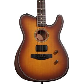 Fender Acoustasonic Standard Teleecaster Guitar Acoustic -Electric - Burst Honey in Saudi Arabia