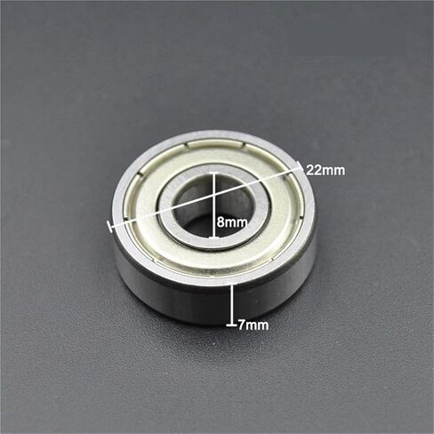 10pcs 100pcs 608 ZZ 2RS 8 * 22 * 7mm 608ZZ 2Z DDU 608RS Bearings 8 mm Inner Bore Roller Skate Skateboard Wheel Bearing(100Pcs,608 2RS Premium) in Saudi Arabia