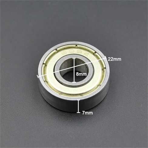 10pcs 100pcs 608 ZZ 2RS 8 * 22 * 7mm 608ZZ 2Z DDU 608RS Bearings 8 mm Inner Bore Roller Skate Skateboard Wheel Bearing(100Pcs,608 2RS Premium) in Saudi Arabia