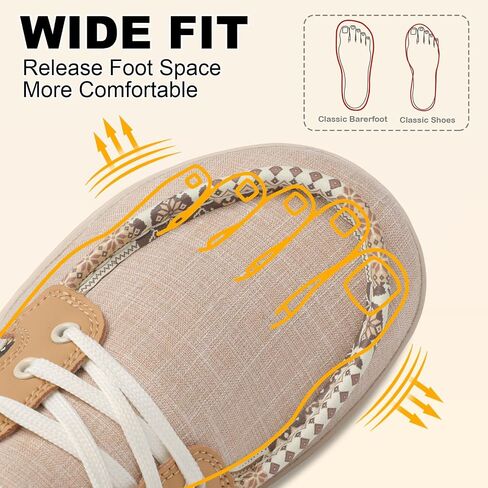 BARERUN Womens Walking Shoes Barefoot Minimalist Trail Running Shoes Wide Toe Zero Drop Tennis Sneakers for Jogging Hiking Athletic Lightweight Cross Training Shoes for Gym Office Driving in Saudi Arabia