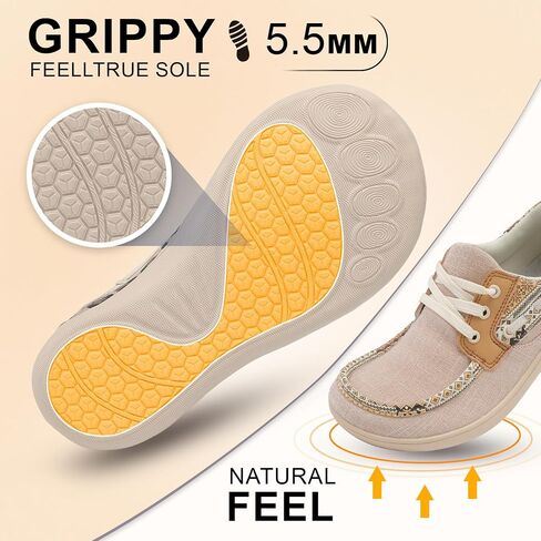 BARERUN Womens Walking Shoes Barefoot Minimalist Trail Running Shoes Wide Toe Zero Drop Tennis Sneakers for Jogging Hiking Athletic Lightweight Cross Training Shoes for Gym Office Driving in Saudi Arabia