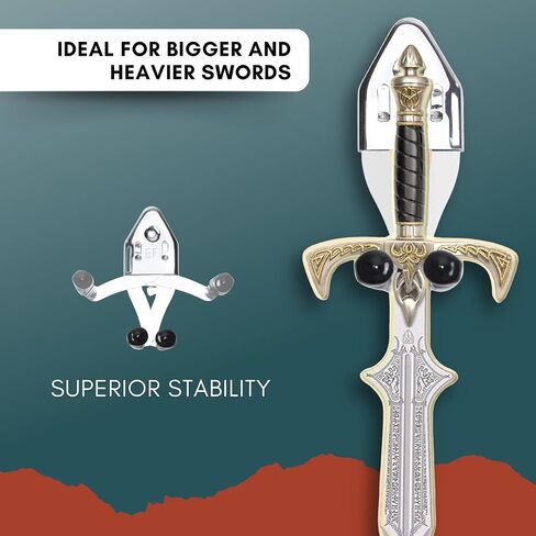 Eco-Fused Vertical Sword Wall Mount (Black - 1 Wall Mount Set) in Saudi Arabia