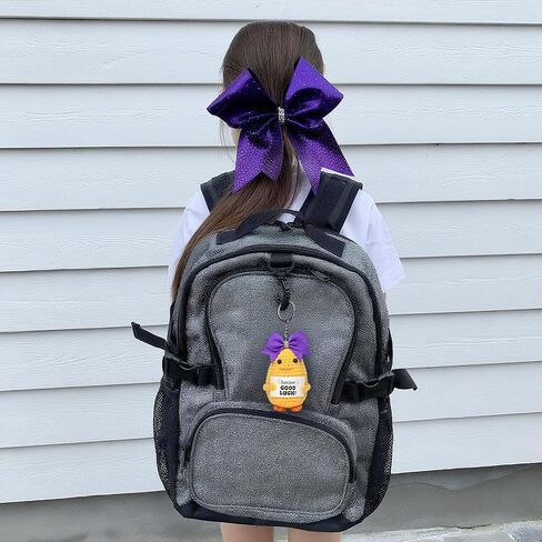 Deeka Crochet Cheer Duck with Bow Cheer Gifts Association asserials chienchain for backpack cheerleading gifts in Kuwait