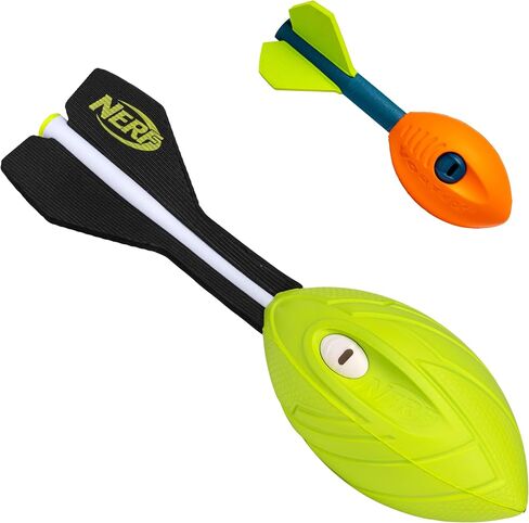 Franklin Sports Nerf Vortex Foam Football Pack Dual Power Pack - Nerf Ultra Grip + Pocket Vortex Set - لعبة مثالية للأطفال للبركة + كرة القدم الشاطئية - لعبة داخلية + كرة خارجية للأطفال in Saudi Arabia