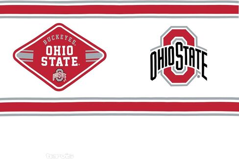 Tervis Ohio State Buckeyes - سلسلة أول مصنوعة في الولايات المتحدة الأمريكية كوب سفر معزول مزدوج الجدران معزولة يحافظ على المشروبات الباردة والساخنة ، 10 أوقية ، كلاسيكية in Saudi Arabia
