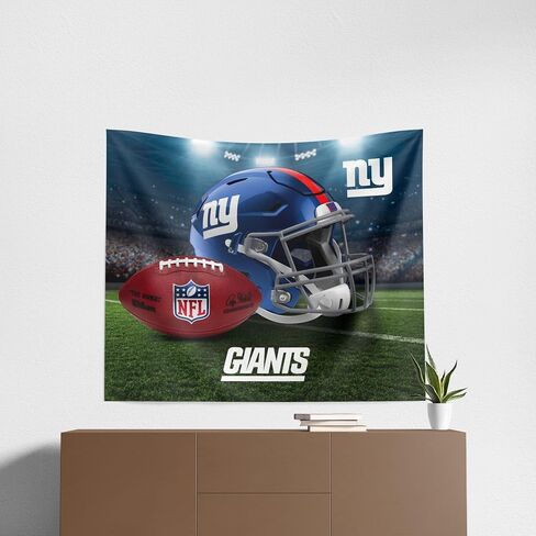 Northwest The Company NFL New York Giants Print Wall Hanging ، 34 "× 40" ، Gametime ، ألوان الفريق in Saudi Arabia