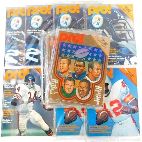 Lot of (16) Assorted 1977 Bay Packers NFL Football Programs - NFL Programs in Saudi Arabia