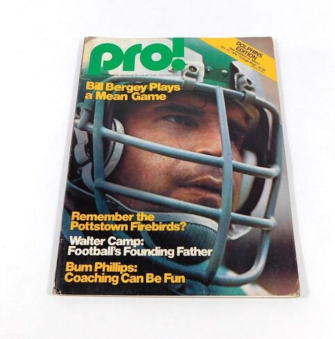 1976 New England Patriots at Miami Dolphins NFL Football Program 10-31-76 - NFL Programs in Saudi Arabia